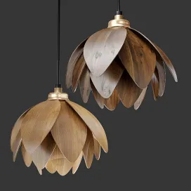 The lotus bud pendant light